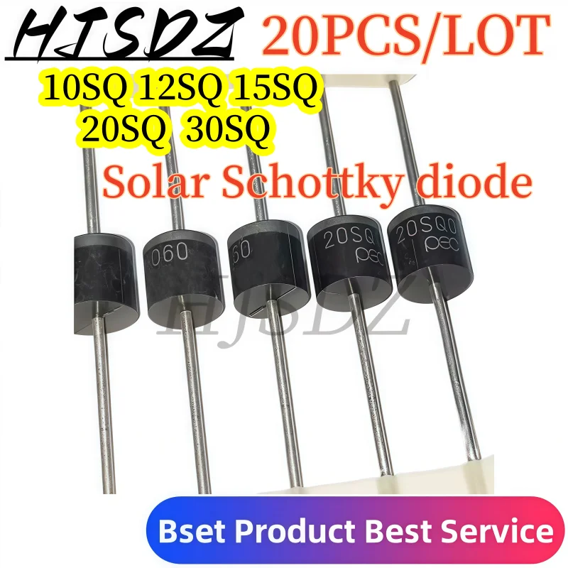 【20Pcs/Lot】Solar Schottky Diode 10Sq045 10Sq050 10Sq060 15Sq045 15Sq050 20Sq045 20Sq050 30Sq045 30Sq050 3Sq060 Fast Recovery