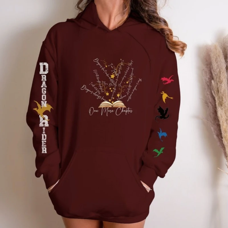 Dragon Rider الجناح الرابع 3 الجوانب هودي Dragon Rider على الأكمام اليمنى 5 التنين الجناح الرابع الأكمام اليسرى اقتباسات المفضلة الجبهة #4