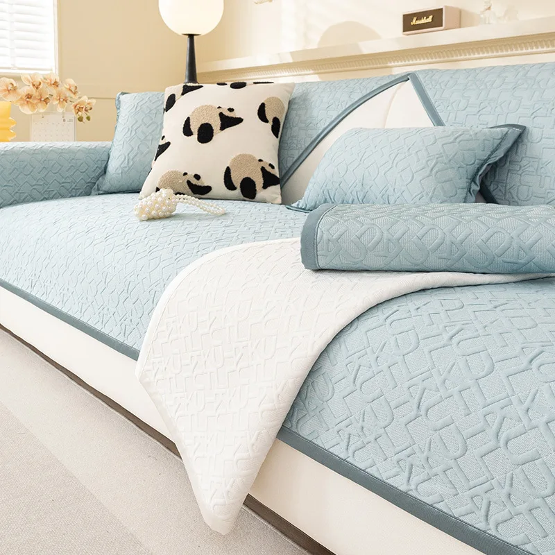 

Four Season Universal Living Room Non-slip Sofa Cover Modern Simplicity High-end Seat Cushion Pet Children Available Sofa Cover