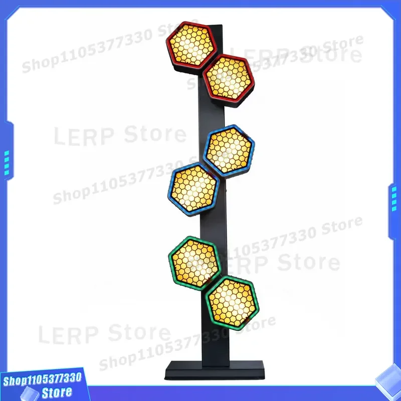 Retro 6 Rotating Disco Stage Light LED Effect Lamp for Party Club DJ Bar Home Decoration Atmosphere Lighting Fixture LED
