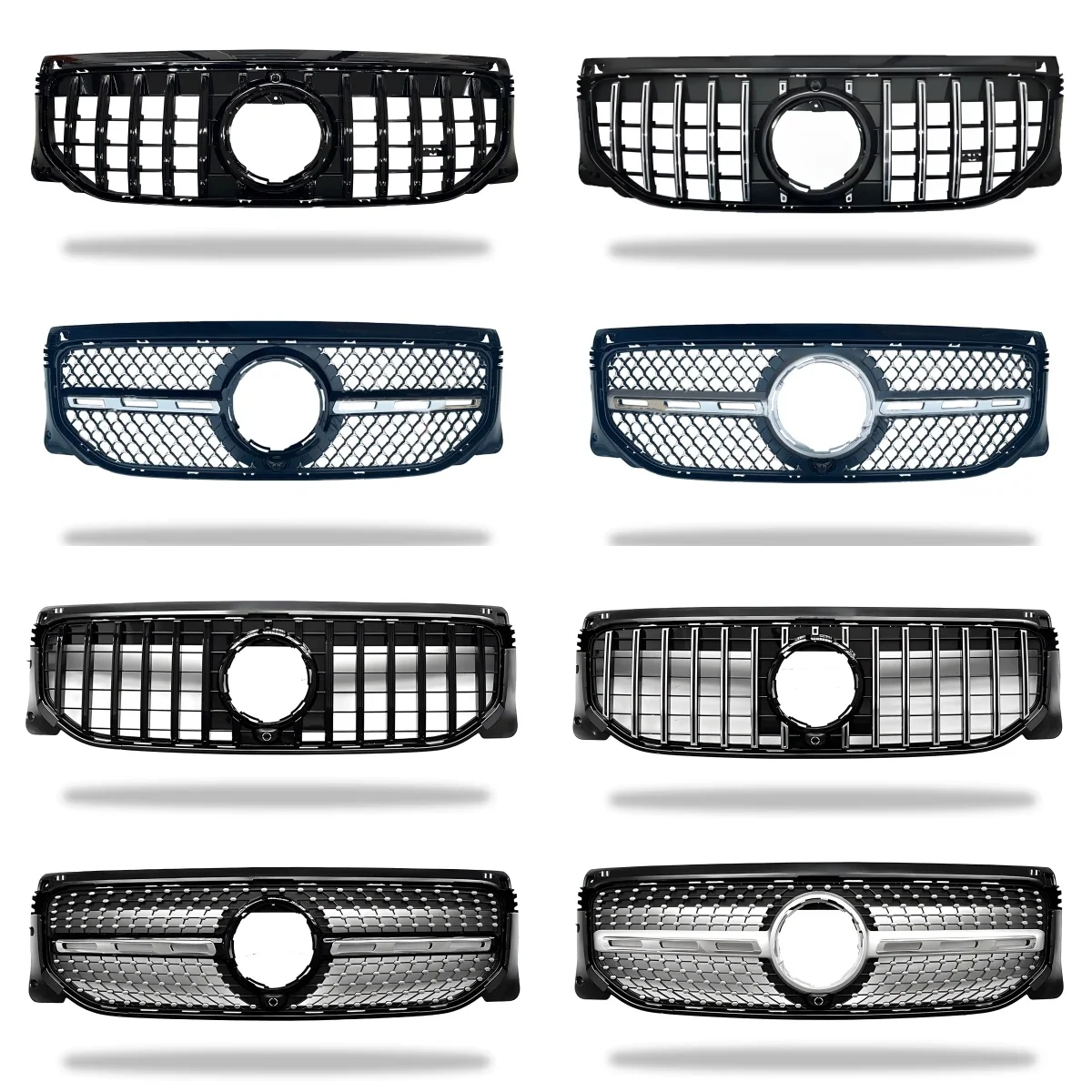 Front Bumper Grill For Mercedes Benz GLB GLB200 GLB180 19-24 Modified Mask Net Grille Radiator Body Kit Car Accessories