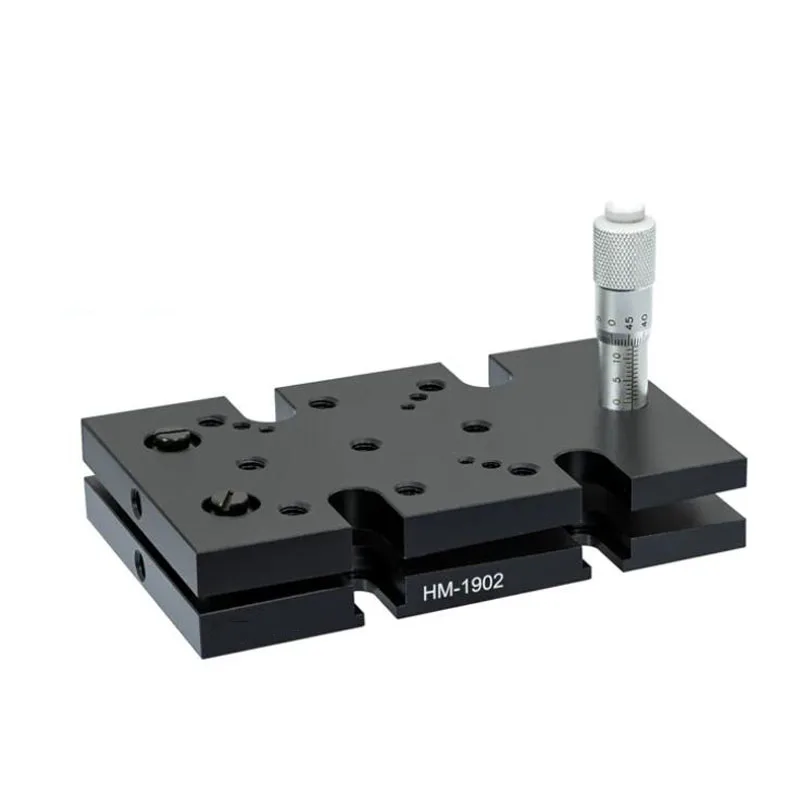 HM-1902 Precision One-Axis Tilting Platform Aluminum Alloy Base for Optical Experiments Fine Pitch Adjustment
