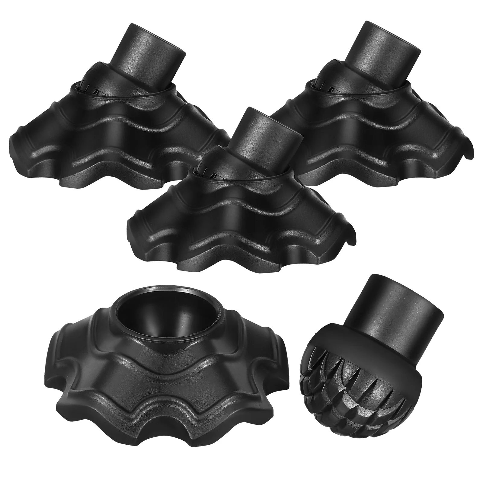

4pcs Non-slip Chair Leg Floor Protectors 13mm Tube Diameter Durable Camping Chairs Folding Feet Covers Furniture Legs Table