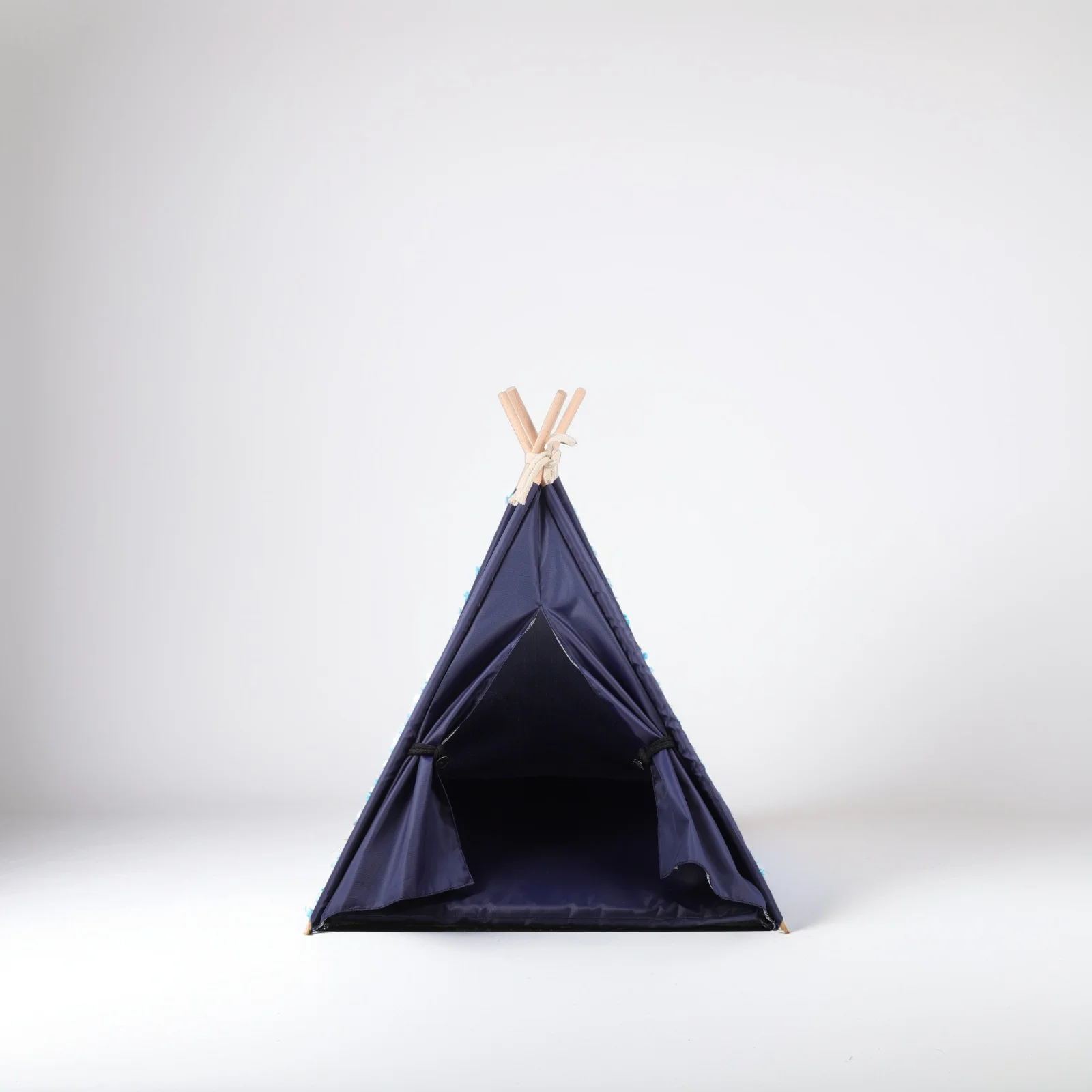 Wasserdichtes Haustierzelt, Hundehaus, Tipi, Oxford-Stoff, kleine Tiere, Katzen, drinnen und draußen, abnehmbar, einfach, sicher, sicheres Spielzeug