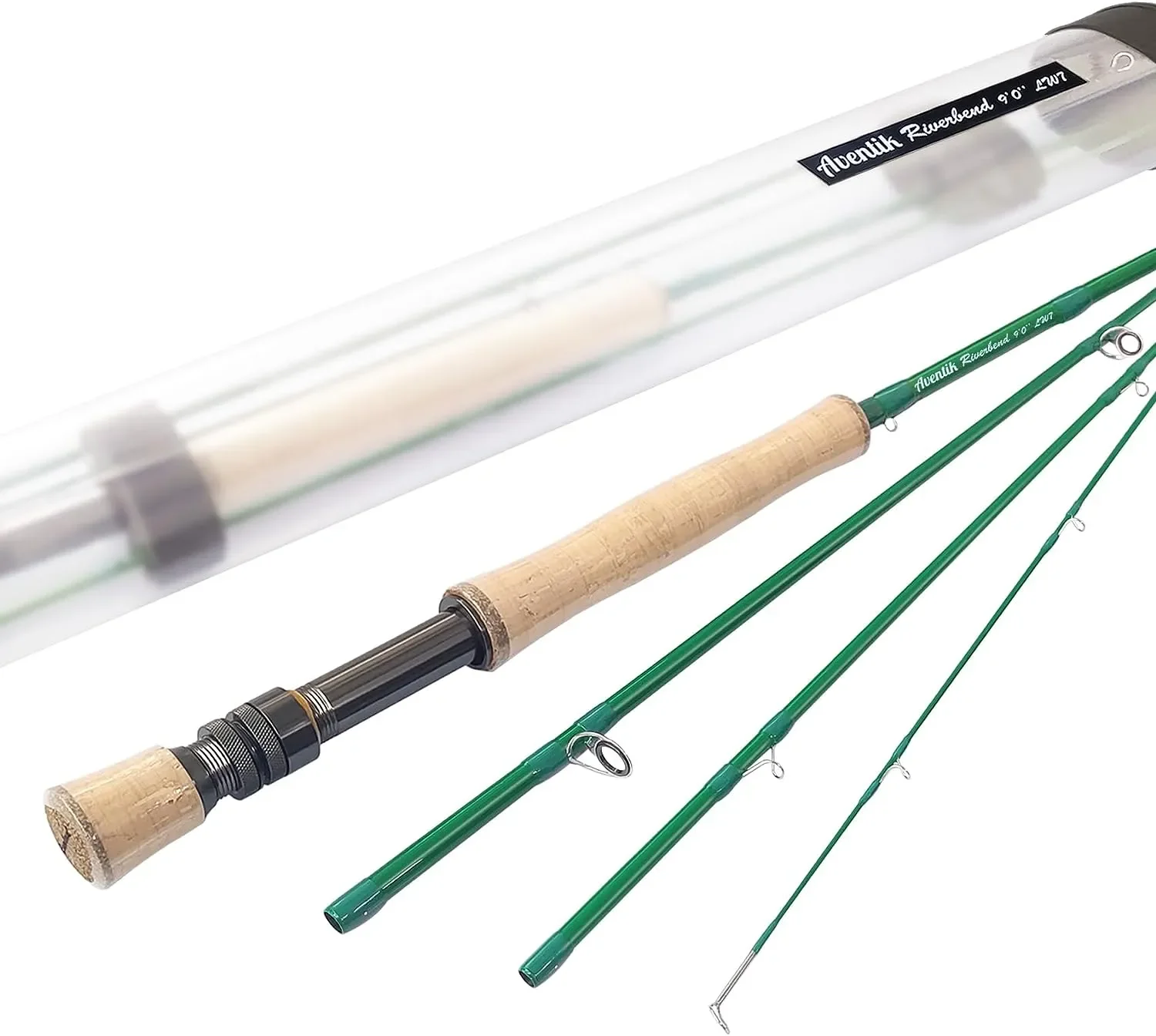 

Aventik Fly Fishing Rod Riverbend Series Fly Rod IM8 Graphite Blank Lightweight Fly Fishing Rod Medium Fast Action