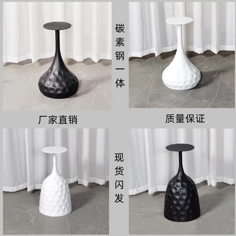 Light luxury small apartment balcony small round table frame sofa personality Nordic wind edge few home Internet celebrity small