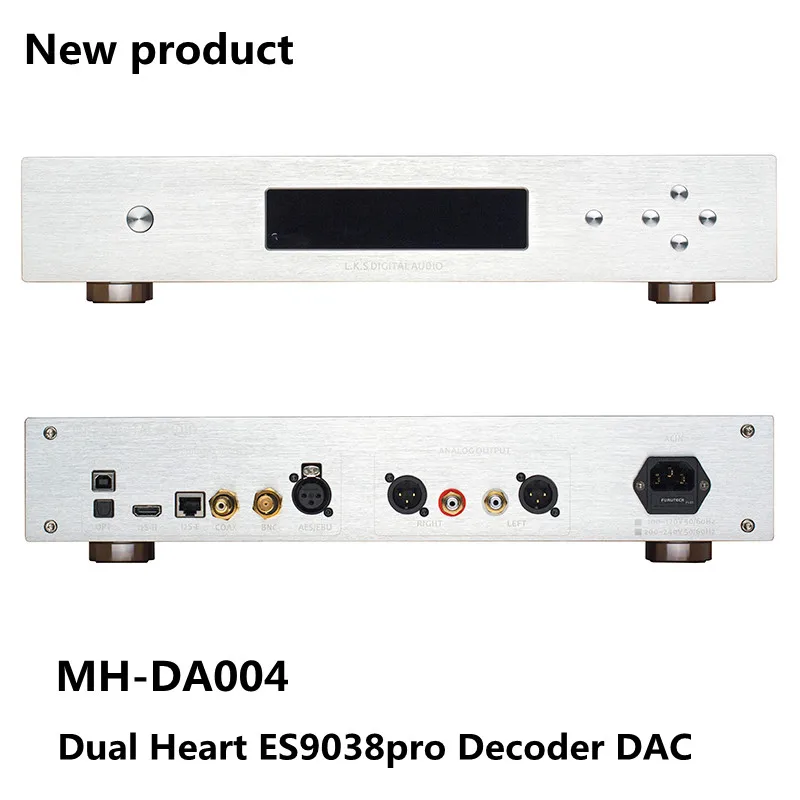 NEW  LKS Audio MH-DA004 Dual Heart ES9038pro Decoder DAC Flagship