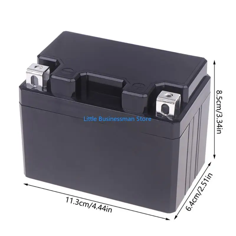 Tragbares YT4-Batteriegehäuse aus Kunststoff für mehrere Marken, Größe 4,44 x 2,51 x 3,34 Zoll, M76A – Detail 6
