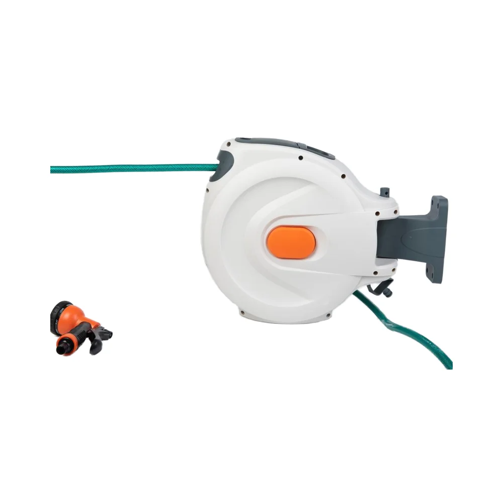 Automatic Retractable PVC Fire Irrigation System Fuel Cabinet High Cost Wall Mounted Garden Hose Reel For Outdoor Use