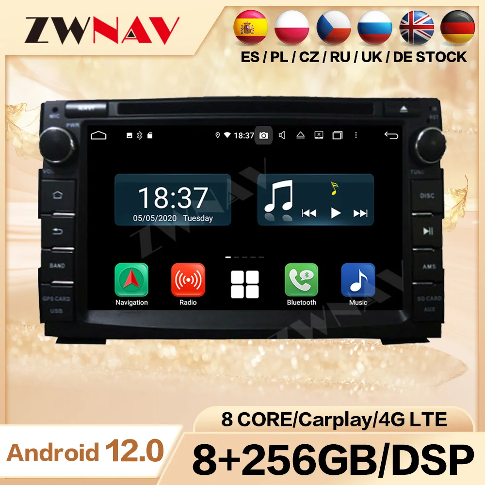 2 din Android 12.0 screen Car Multimedia player For KIA Ceed 2010-2012 video radio stereo android GPS navi head unit auto stereo