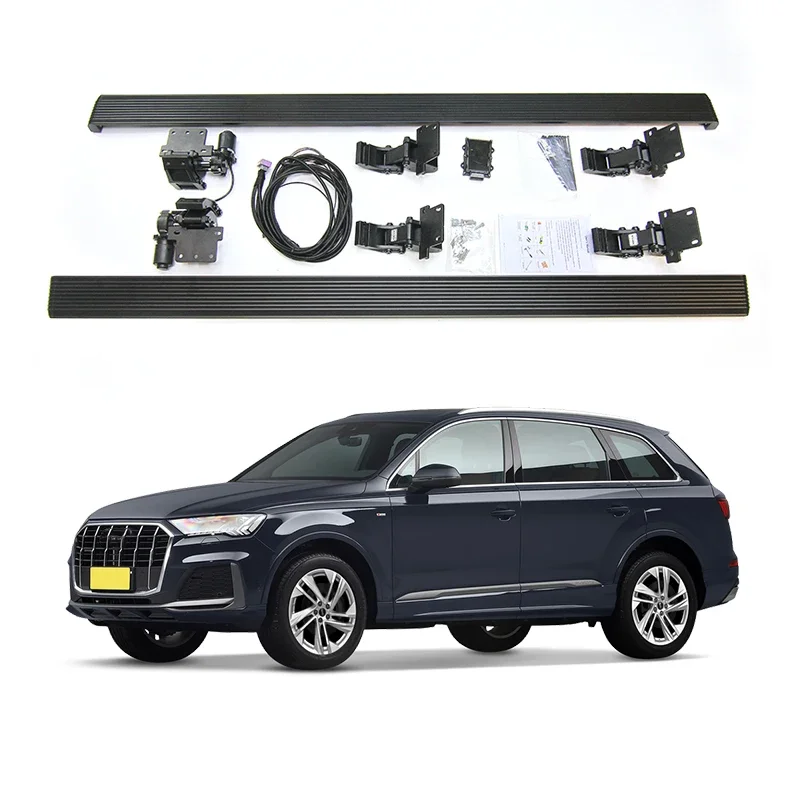 WEIJIA Best Selling 2007-2023 Audi Q7 Running Board Power Low Noise Motor Strength Car Accessory From Factory Electric Size Step