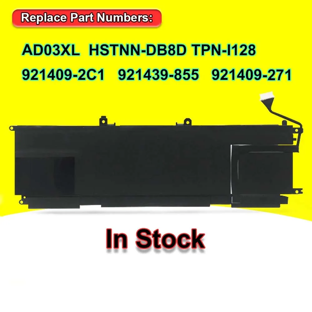 AD03XL Battery For HP ENVY 13T-AD000 13-AD173CL 13-AD006LA 13-AD008LA 13-AD000TX 13-AD101TX 921409-271 HSTNN-DB8D 11.55V 51.4Wh