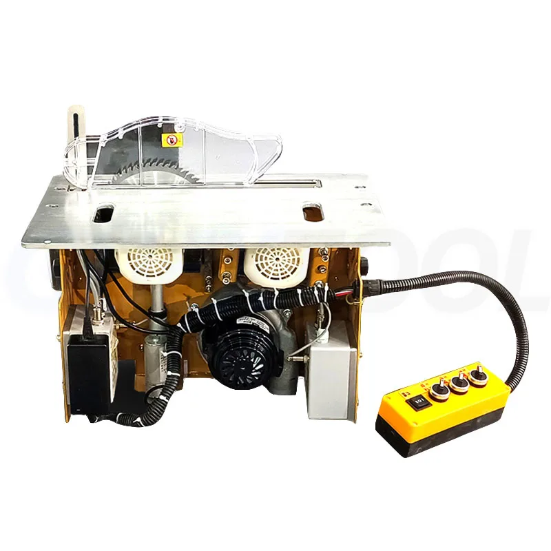 1200W Electric Lifting Brushless Silent Dust-free Mother Saw Woodworking Precision Push Table Folding Saw Table Workbench