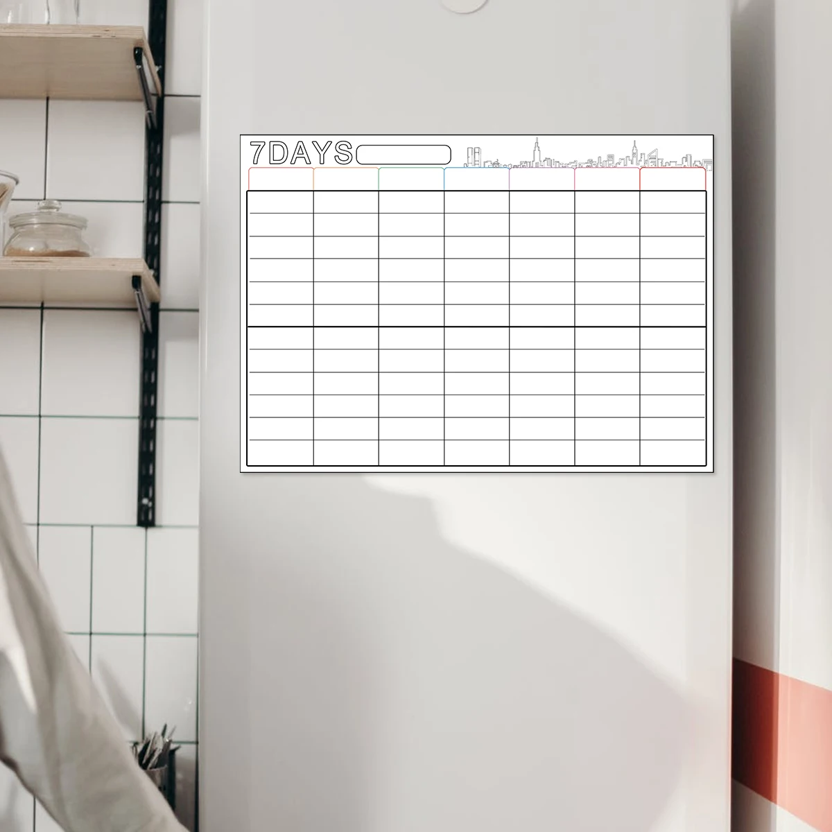 

Магнитная мягкая доска для холодильника, стираемый планировщик меню, инструмент для напоминания, офисная магнитная доска, наклейка, многоразовая доска для сообщений