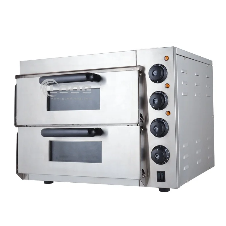 

Double Deck Electric Pizza Baking Equipment Commercial Pizza Oven