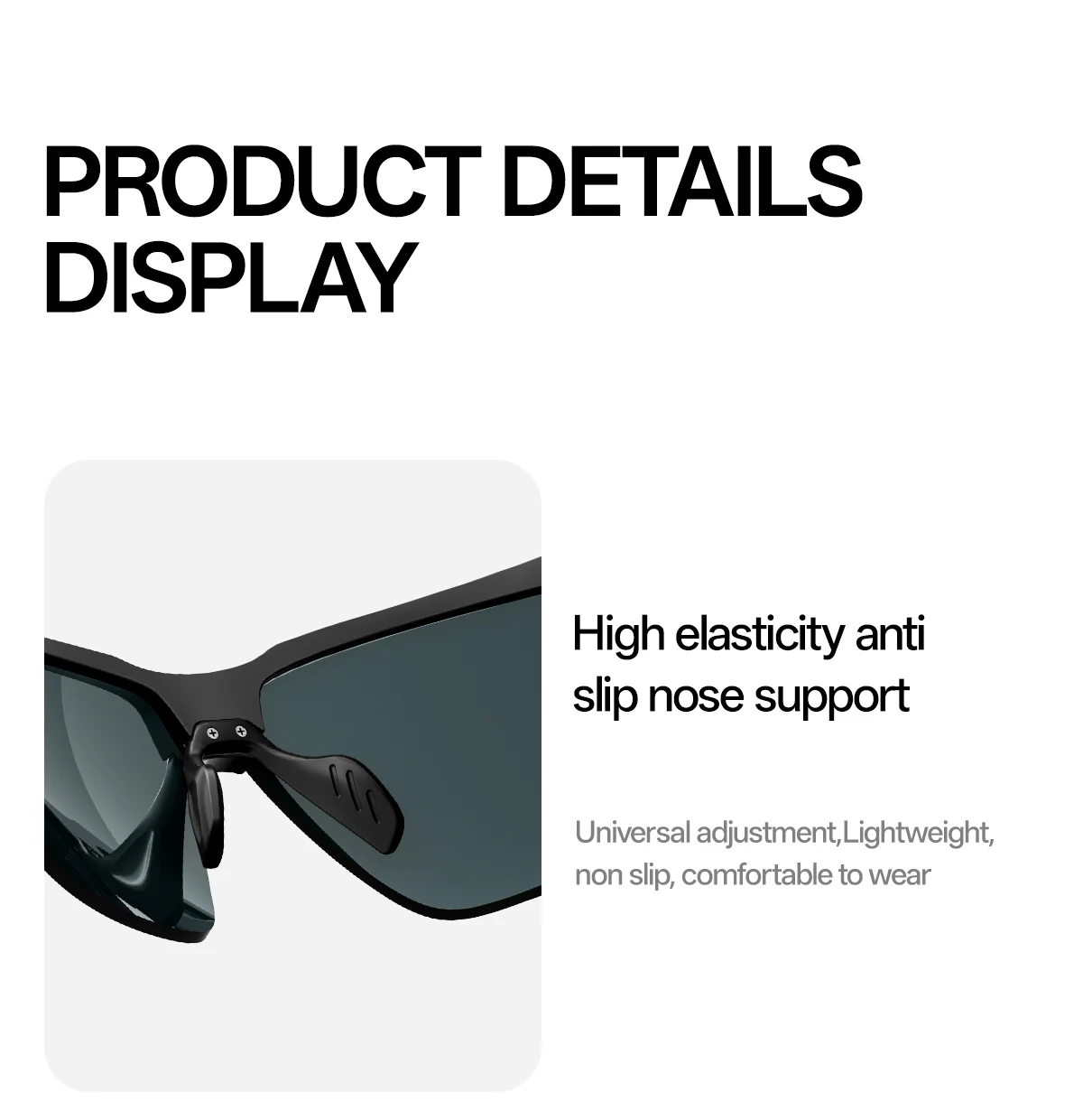 SCVCN Fahrradbrille Polarisierte Sonnenbrille Sportbrille MTB-Brille Fahrradbrille für Männer Rennrad für Frauen Radfahrbrille – Detail 36
