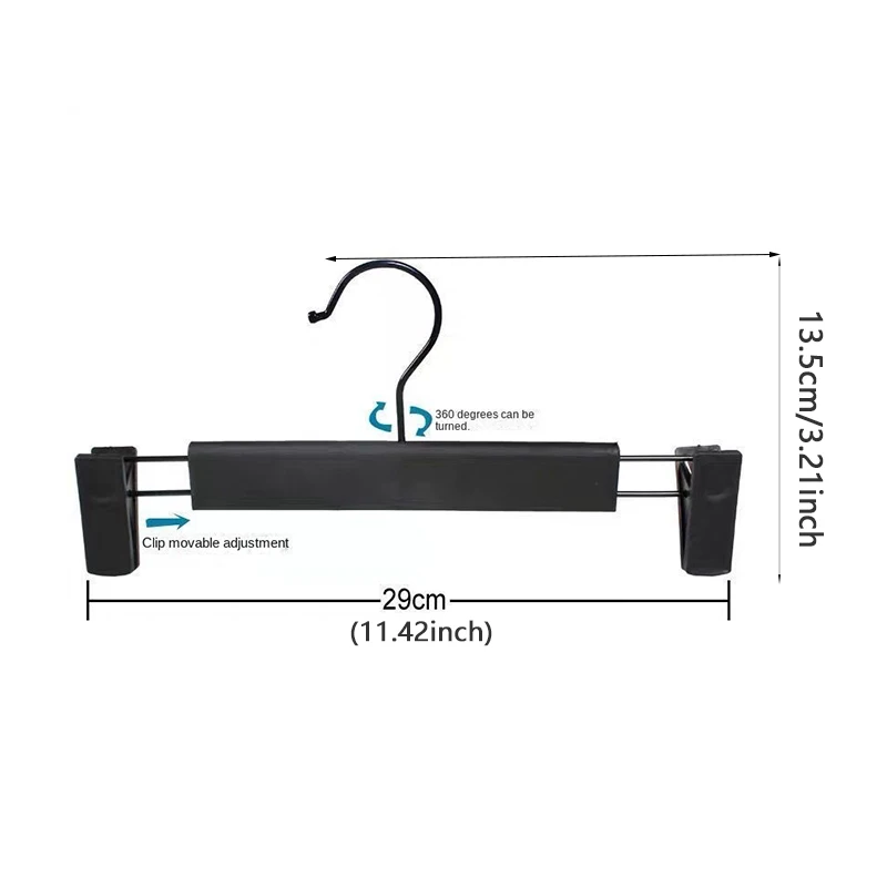 5/10/20Pcs Strong Clamping Force Retractable Pants Hangers, Skirt Clips, Strong Windproof and Non-Marking, Suitable for Home Use, Clothing Stores, for Men's Plus Size Pants, Women's Pants, Skirts