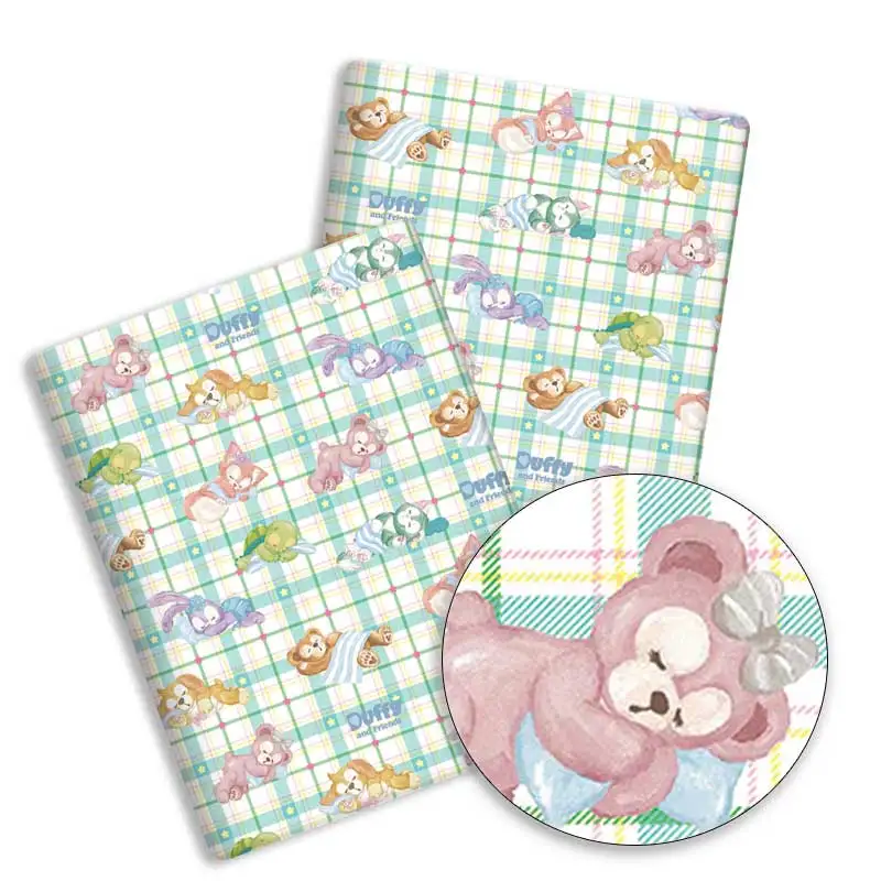 Disney co-branded cartoon Hot DIY handmade sewing patchwork quilting baby dress home sheet 140x50cm kids fabric