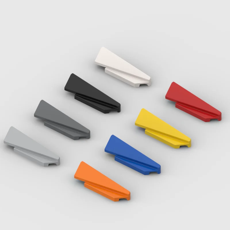 *Wedge 1 x 5 Spoiler Right * 1729B 20 pcs DIY enlighten block brick part No. 3389 Compatible With Other Assembles Particles
