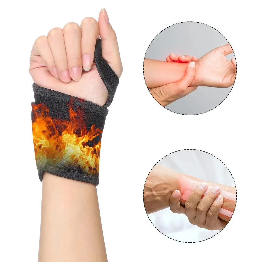 Breathable Sports Wrist Strap Heat Pack Wrist Guard Hand Protection Joint Fitness Weightlifting Fixed Wrist Strap