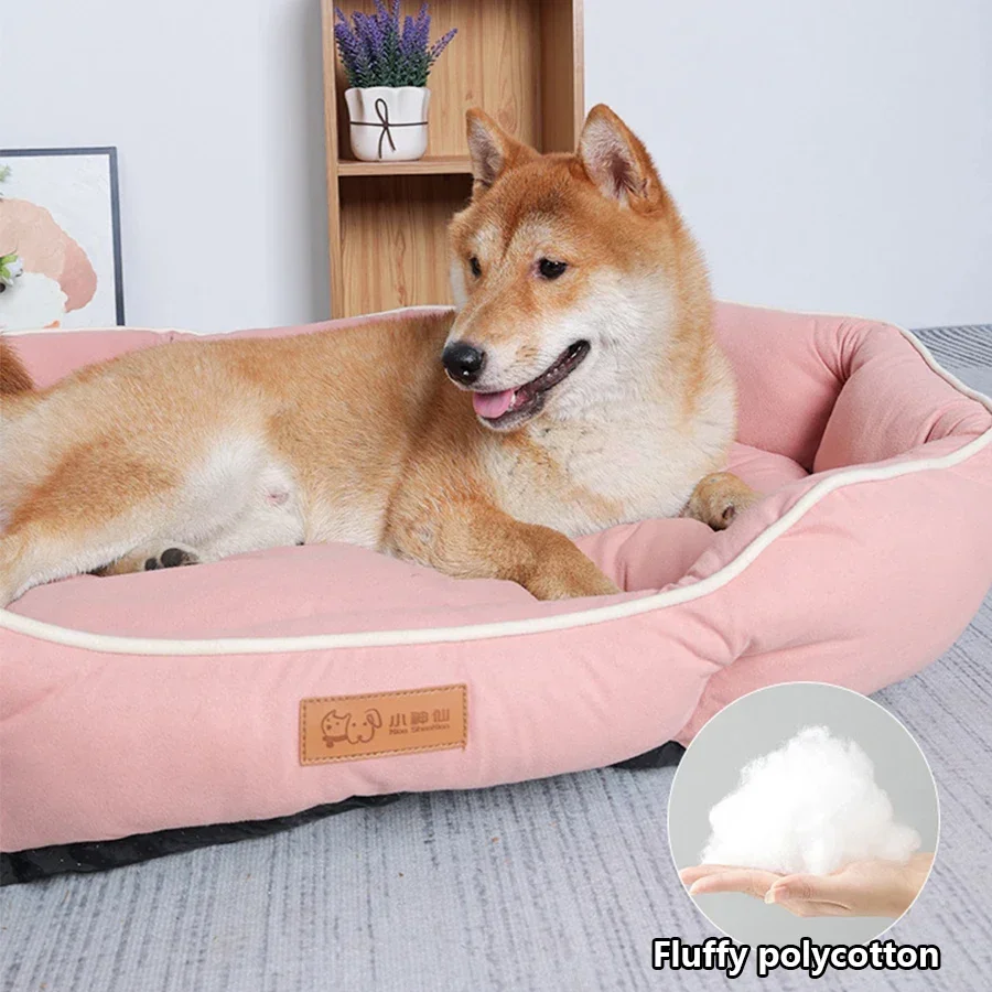 Imitation Suede Pet Bed, Dog Bed And Cat Mat, Pet Bed, Dog And Cat Bed, Suitable For All Cats And Small And Medium-Sized Dogs