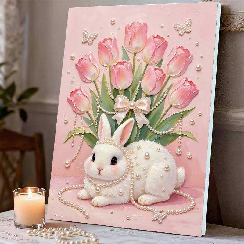 30x40cm DIY Pearl Painting Art Kit Animal Flying Phoenix Painting Kit Plastic 3D Pearl Painting Craft Diamond Pearl Art Craft