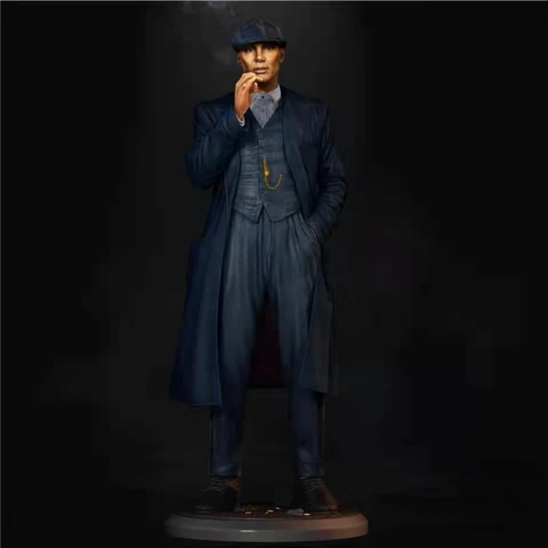 

1:24 Масштаб 75 мм Razor Party Tommy Shelby Diy Сцена Фигурка из смолы Соберите модельный комплект в разобранном виде Неокрашенные статуэткиToys