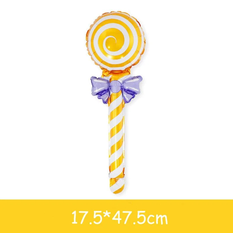 6 Stück Folienballons mit Lollipop-Motiv, Geschenk für Hochzeit, Geburtstag, Partydekoration, Kindertag, Muttertag – Detail 2
