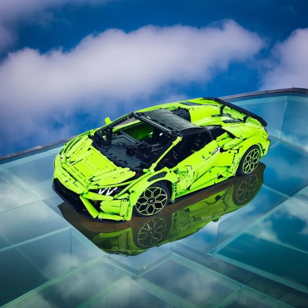 

3128 шт. MOC Lamborghinies Huracan Evo Spyder Convertible Design DIY Модель Строительные блоки Игрушки на день рождения Подарок