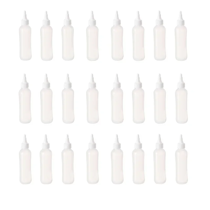 

50Pcs 50ml-200ml Nozzle Type Dispenser Bottle Hose Squeeze Lotion Bottles Travel Convenience Pet Eye Wash Container