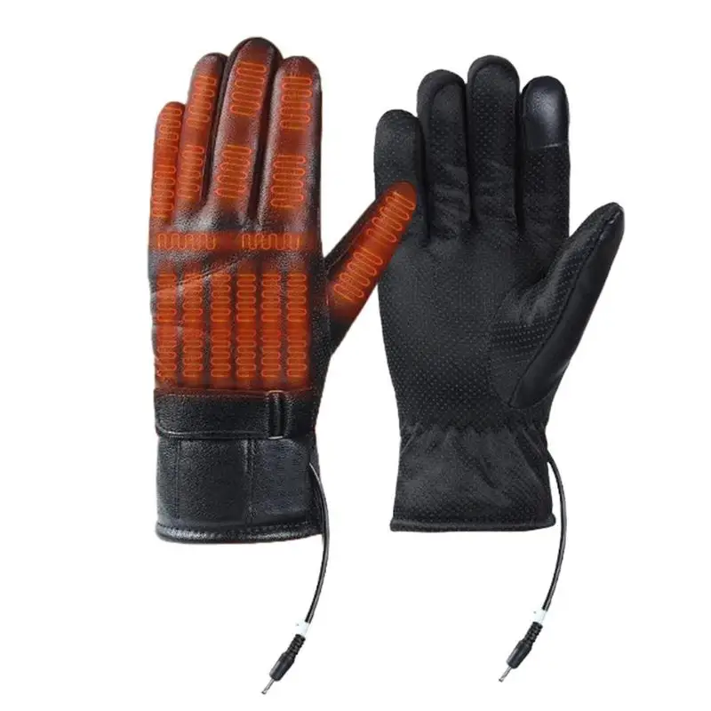 

Electric Car Heated Gloves Waterproof USB Rechargeable Touch Screen Gloves Thermal Motorcycle Gloves Winter Hand Warmer Gloves