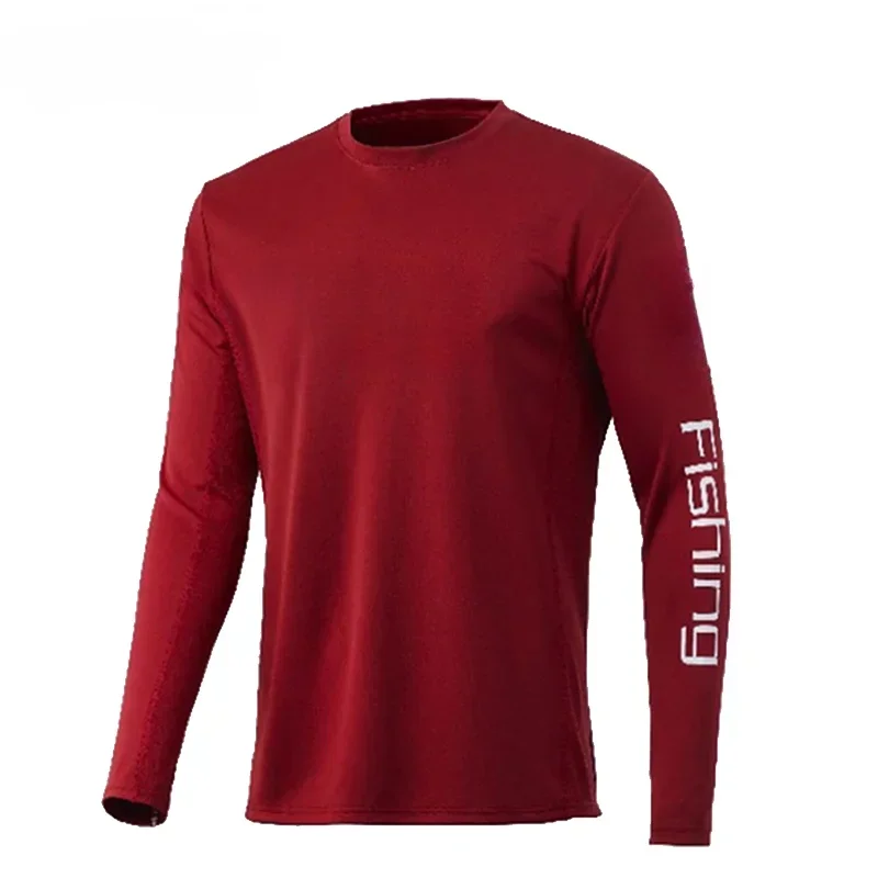 Fishing Clothing Long Sleeve Xs-5xl Summer Autumn Winter Quick-Drying Breathable Anti-UV Sun Protection T Shirt