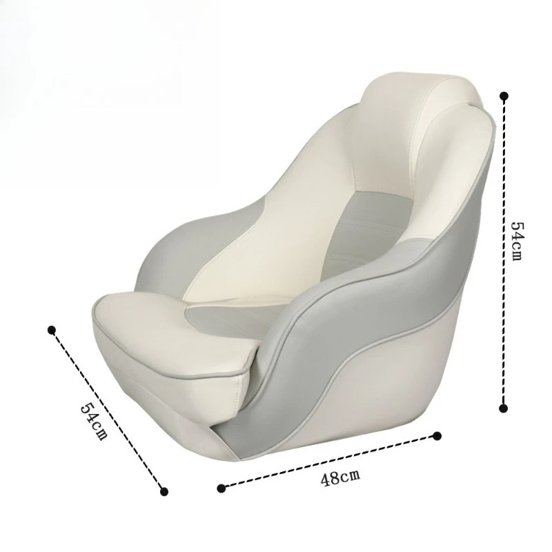 Boat Bench Seat,Low Back Double Folding Boat Seat,Seat for Bass Jon Fishing Boat Anti-corrosion Leather