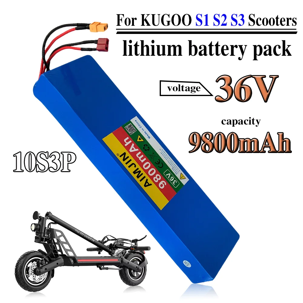 

18650 battery pack 36V 9800mAh 10S3P Battery pack For Joyor Y1 X1 F3 A3 Electric Scooter