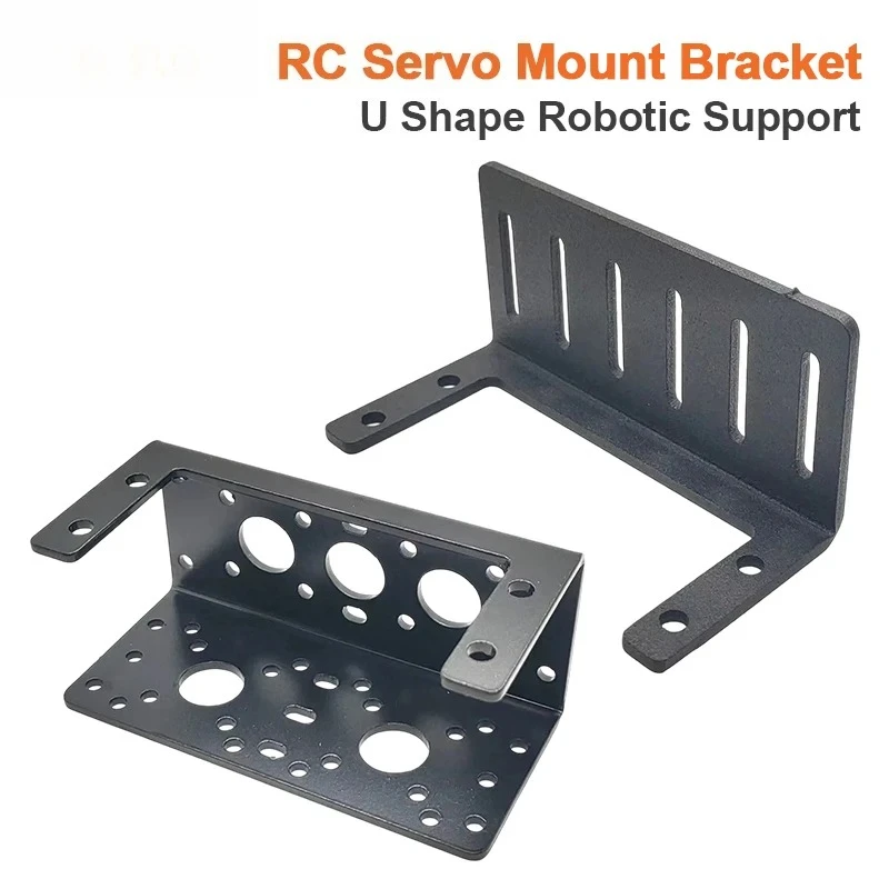 L & U Shape Metal Servo Mount Bracket Model Parts Mechanical Drive Hardware Component For DS5160 DS5180 DS51150 DS51160 DSservo