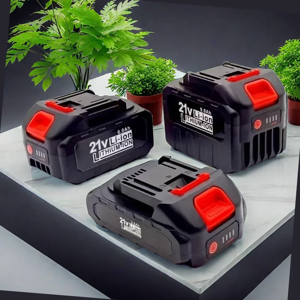 21 فولت 3000/6000/9000 مللي أمبير بطارية أداة كهربائية قابلة للشحن ليثيوم أيون مناسبة لماكيتا مفتاح ربط كهربائي لاسلكي مفتاح ربط تأثير السيارة #6