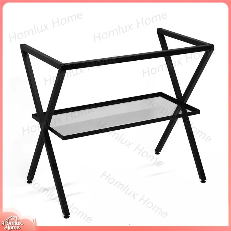 Italian Design Matte Black Metal Wall Bracket for Bathroom Furniture 100cm Heavy Duty Adjustable Shelf Support Bracket