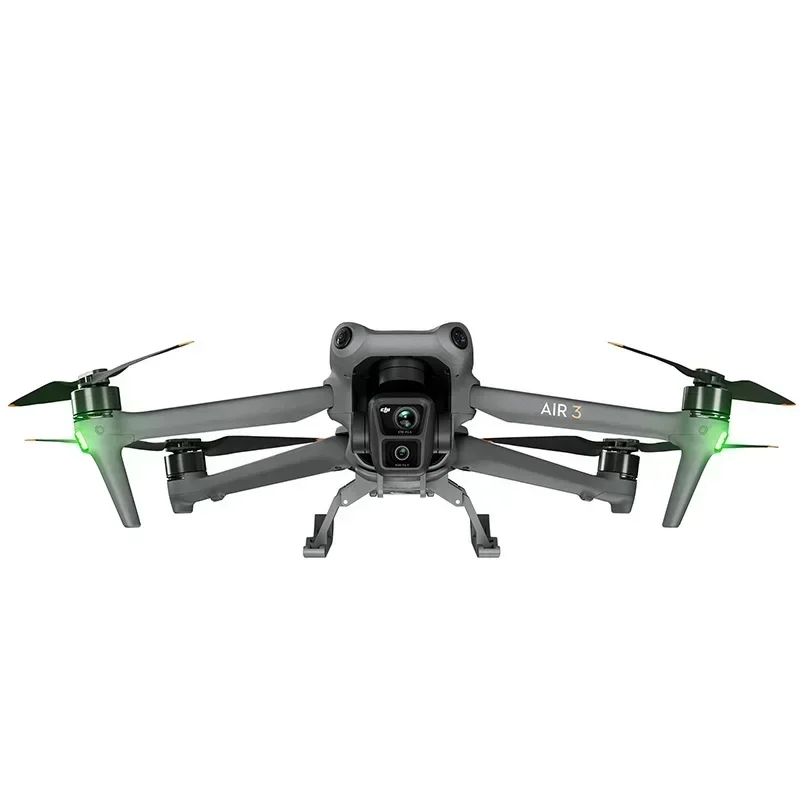 Para dji air3 trem de pouso elevado anti queda almofada suporte de treinamento trenó dobrável pé suporte desmontagem e montagem rápida