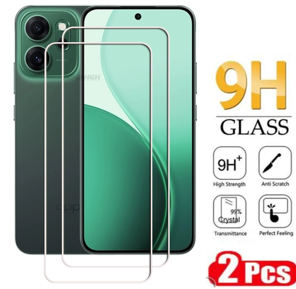 2PCS Tempered Glass For OPPO Reno14 F FS Reno13 Reno12 Reno11 A Reno9 Reno8 T 4G Reno6 Lite Z Reno7 A Screen Protective Film