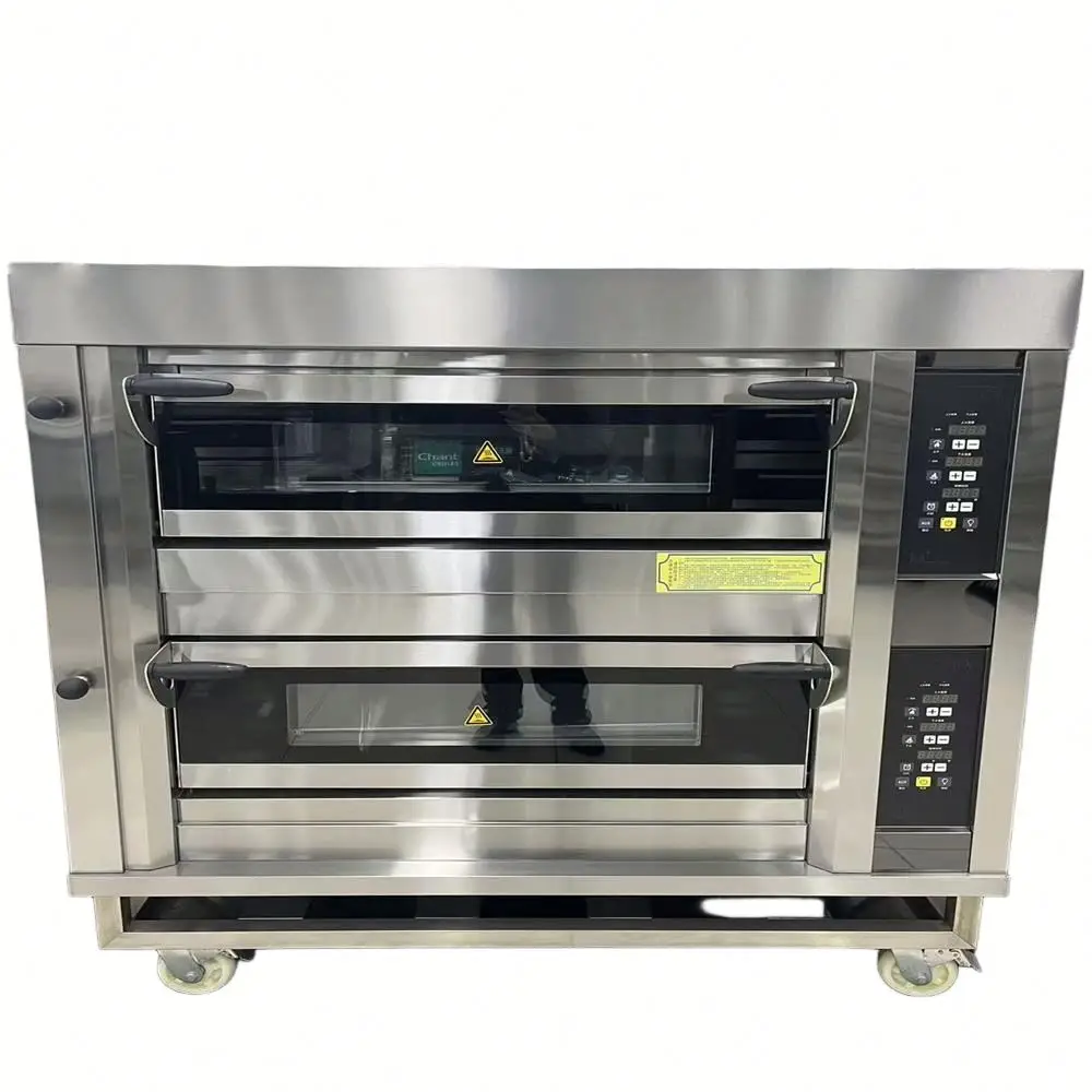 

【specialized】Commercial Engineering Oven 2 Decks 4 Trays Large Capacity Baking Oven Oven