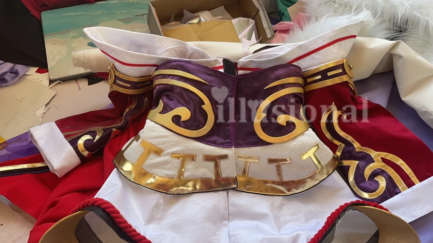 illusional Custom size Ahri LOL Ahri Cosplay Costume Halloween Costumes women dress tailored original skin