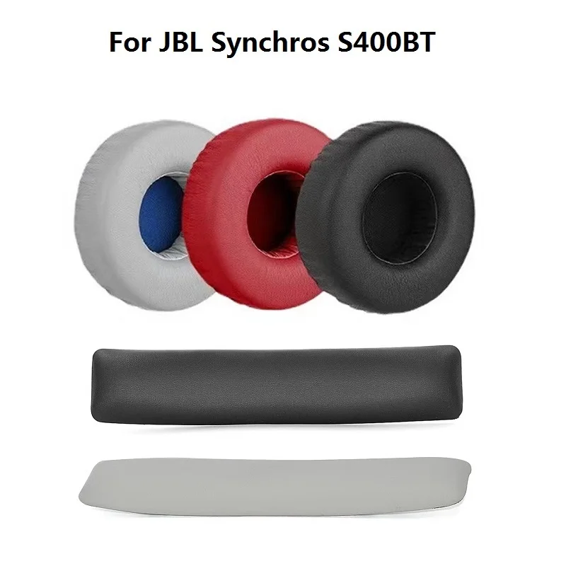 Ear Pads For JBL Synchros S400BT Headphones Replacement High Quality Earmuffs Ear covers Ear pillow headband rubber cushions