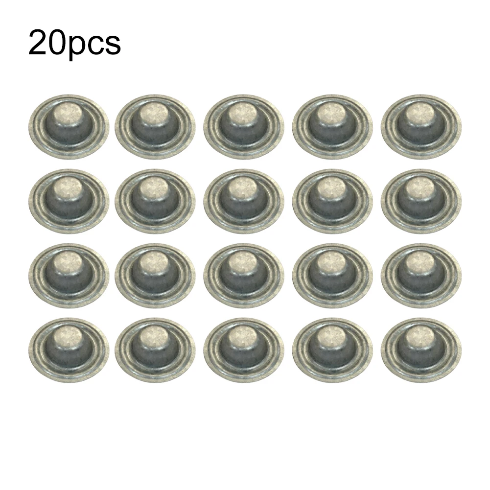 30Pcs Metal Screw Cap Silver Weatherproof Roof Head Protective Covers For Home DIY Building Hardware Repair Accessories