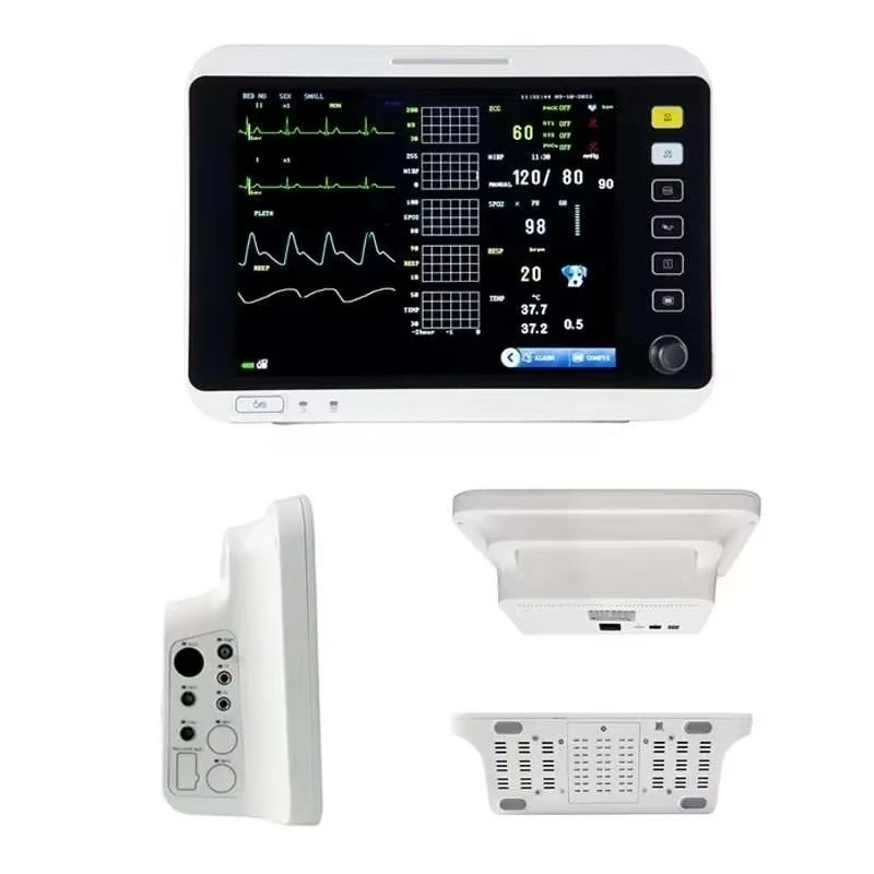 Veterinary Equipment EX-19 Vet Patient Monitor Portable TFT Screen Animal Patient Critical Care Multi-parameter Monitor