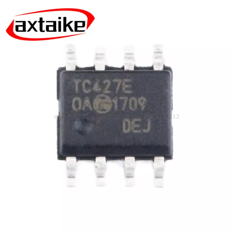 

10PCS TC427EOA TC427E TC427 TC427EOA713 SOIC-8 SMD IC MOSFET Gate Drivers 1.5A Dual H-Speed