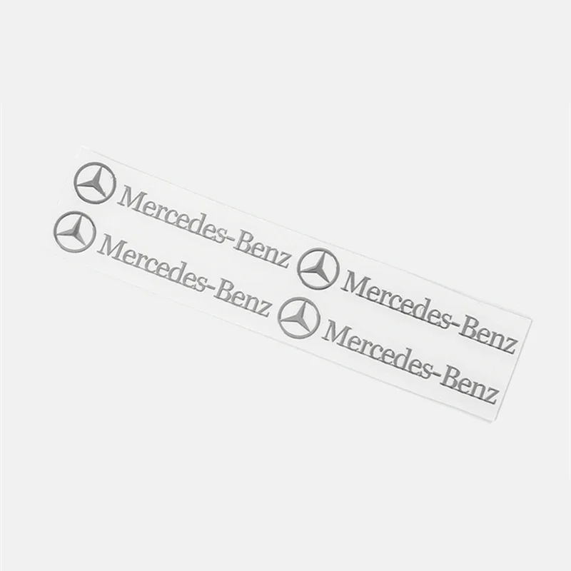 Car Metal Emblem Wiper Stickers Reflective Decor Decals For Mercedes benz A C E S Class CLA CLS W212 W213 W204 W205 Accessories