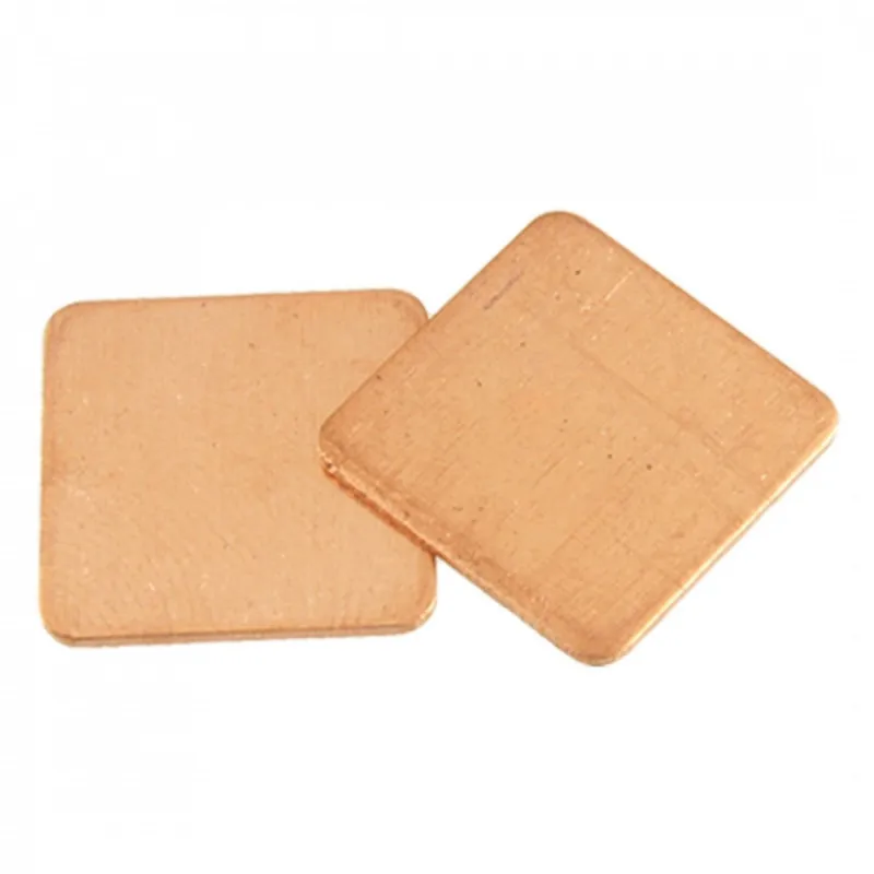 Thick Heatsink Thermal Pad Copper Shim For Laptop Cpu Gpu 20x20 0.8mm