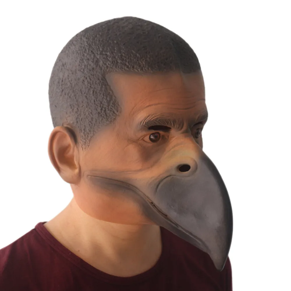 Vogelartige Alien-Maske Halloween-Kostüm Ball Cosplay Tier-Kopfbedeckung – Detail 6