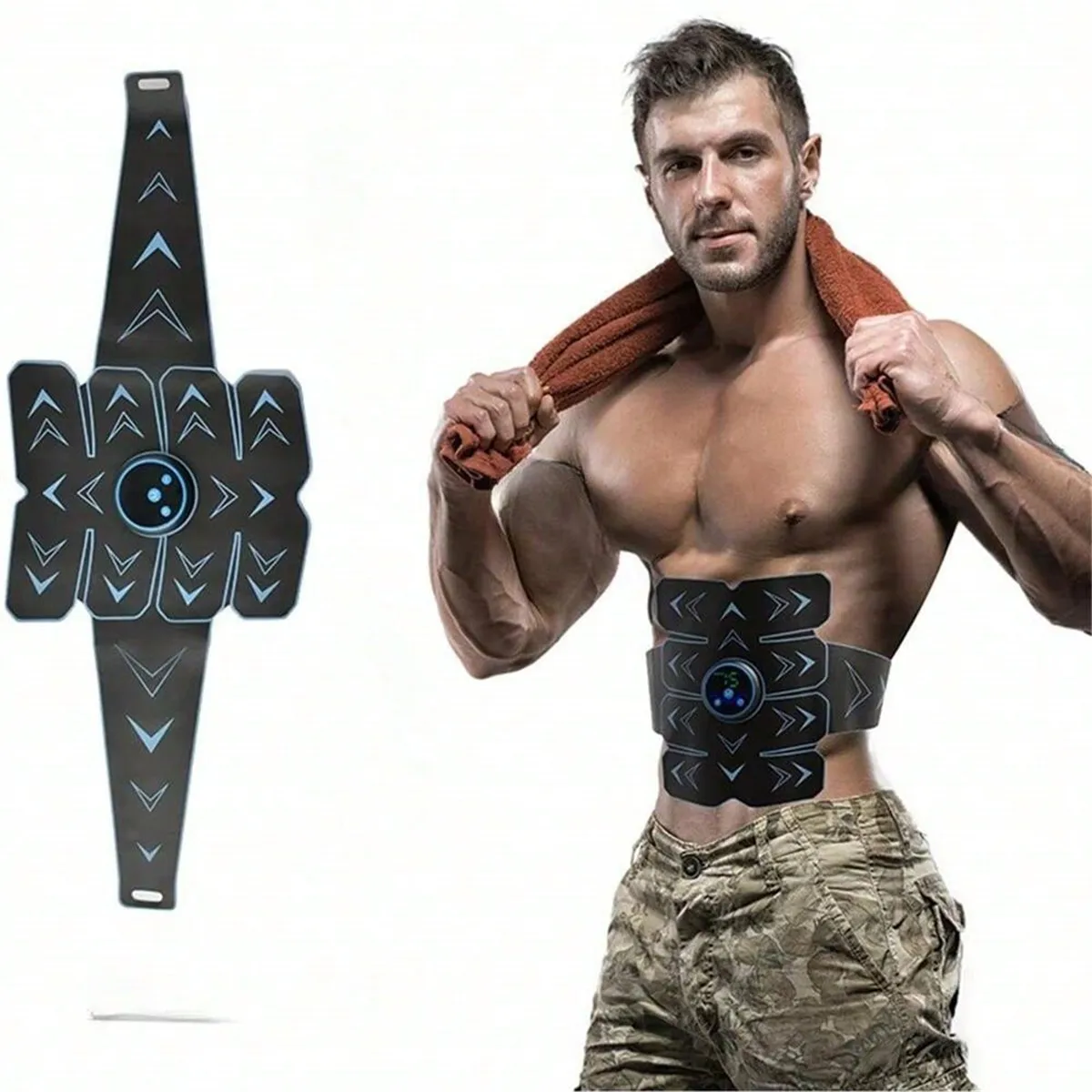 

EMS Abdominal Muscle Patch Exercise And Fitness Muscle Trainer Abdominal Massage Device To Relieve Fatigue