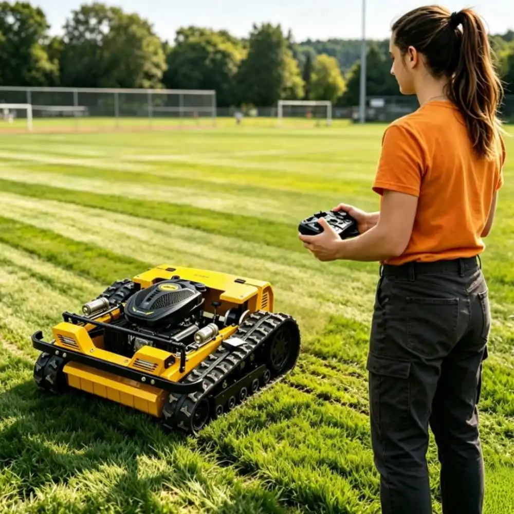 Customizable Easy to Operate Remote Control Lawn Mower Construction Wireless GPS Snow Certified Commercial Grade